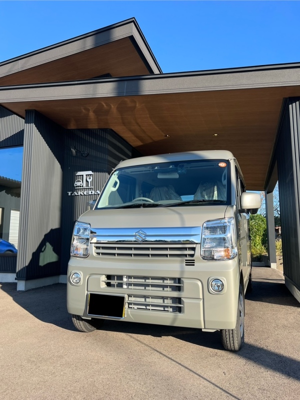 仕事やプライベートで使い勝手抜群！新車SUZUKIエブリィ納車しました。